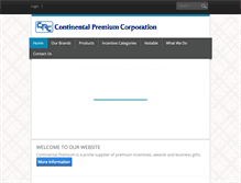 Tablet Screenshot of continentalpremium.com